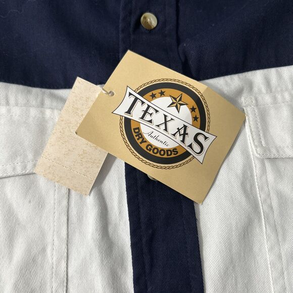 Texas Dry Goods Shirt Mens Large Colorblock Button Down Western‎ Rodeo Cowboy - Picture 9 of 10